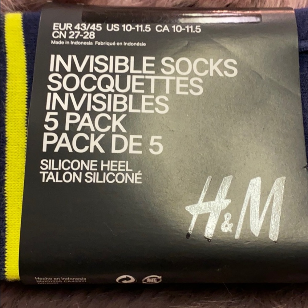 Invisible socks